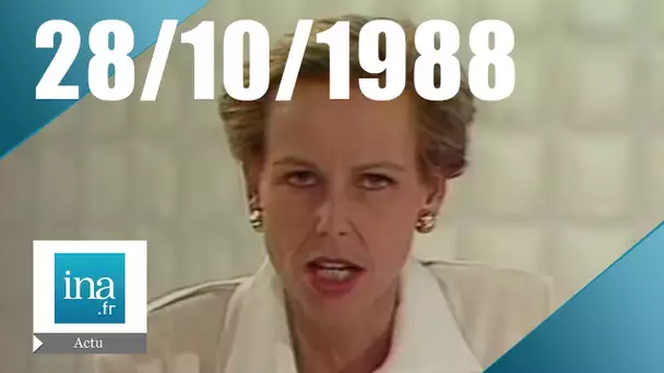 20h Antenne 2 du 28 octobre 1988 | La pilule abortive Ru486 | Archive INA