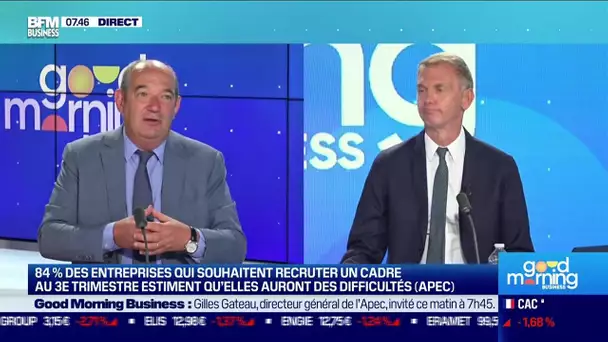 Gilles Gateau (Apec): Emploi, les pénuries de recrutement, un frein à la croissance