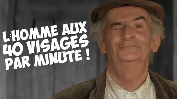 3 minutes de têtes de Louis de Funès !