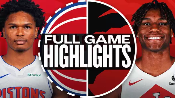 PISTONS at RAPTORS | FULL GAME HIGHLIGHTS | April 4, 2025