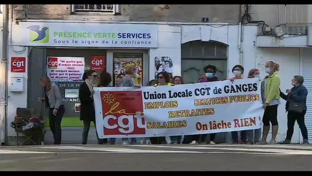 Hérault : à Ganges, les aides à domicile se mobilisent contre leurs conditions de travail