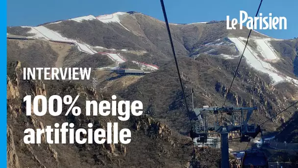 JO d’hiver 2022 : à Pékin, l’étrange panorama des pistes de ski sans neige autour