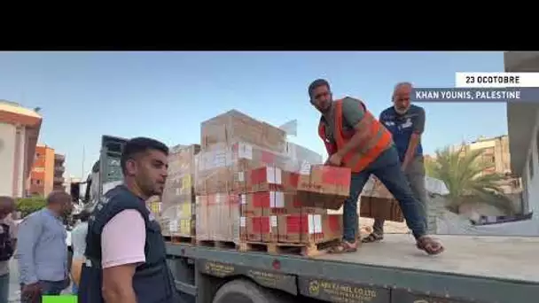 Bande de Gaza : le premier lot de matériel médical est arrivé