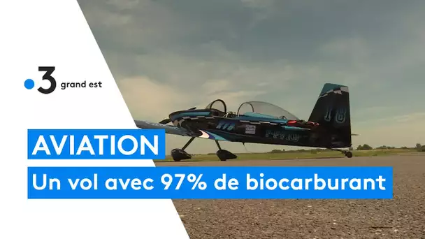 1er vol au monde avec 97% de biocarburant entre l'Allemagne et Reims