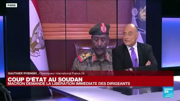 Coup d'Etat au Soudan : E. Macron demande la libération immédiate des dirigeants • FRANCE 24