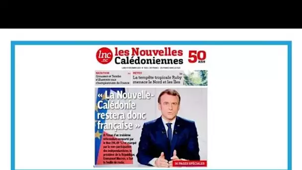 "La Nouvelle-Calédonie reste dans la France" • FRANCE 24