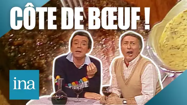 Côte de bœuf et sauce sauce béarnaise avec Michel Oliver 🥩🤤 | Archive INA