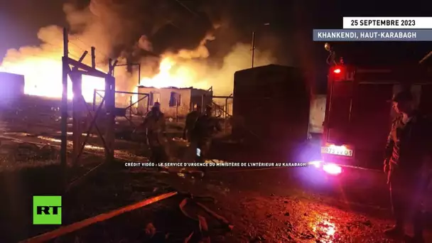 Plus de 300 blessés dans l'explosion d'un dépôt de carburant dans la banlieue de Khankendi