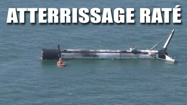 Une Falcon 9 rate son atterrissage et finit en Mer ! - EC