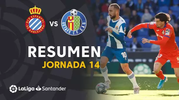 Resumen de RCD Espanyol vs Getafe CF (1-1)