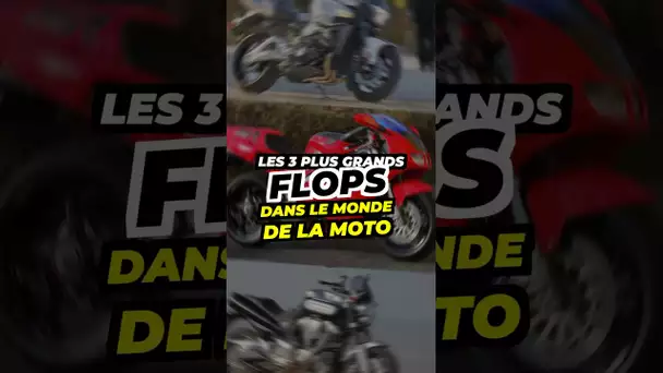 5 plus grands FLOP de Designer MOTO ! #moto