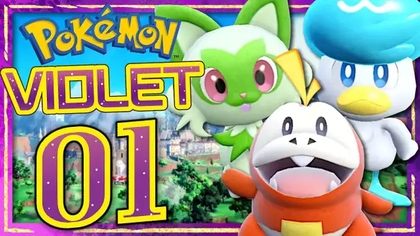 POKEMON VIOLET EPISODE 1 : POUSSACHA, CHOCHODILE OU COIFFETON ?