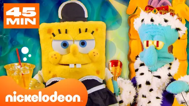 Marathon des épisodes de Bob l'éponge version marionnettes pendant 45 minutes ! | Nickelodeon France