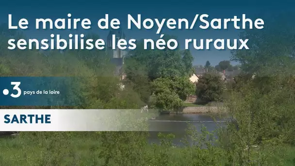 Odeurs, tracteurs... le maire de Noyen-sur-Sarthe répond aux néo-ruraux par l'humour