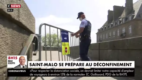 Déconfinement : à Saint-Malo, les remparts vont rouvrir
