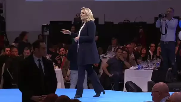 Au Havre, Marine Le Pen dénonce "l'idéologie woke"