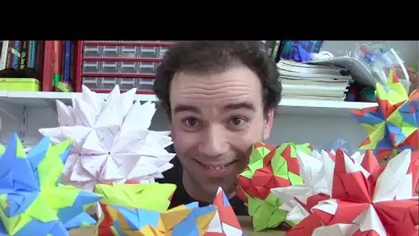 Étoiles géométriques en origami - Micmaths