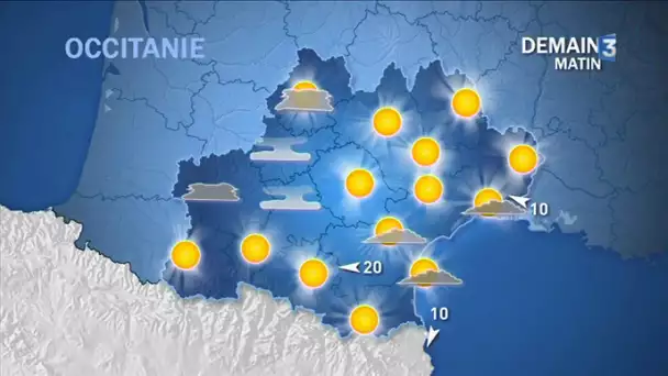 Météo en Occitanie du 24 janvier 2018