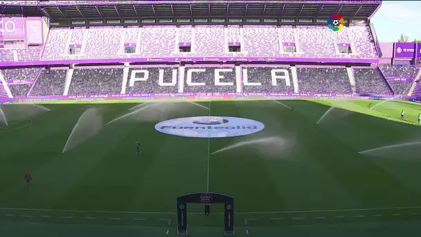 Calentamiento Real Valladolid CF vs RC Celta