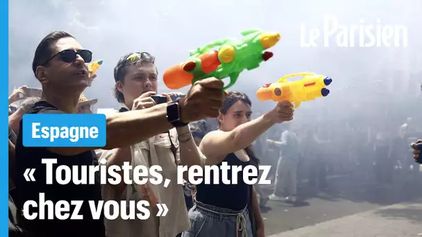 Les Espagnols visent des vacanciers avec des pistolets à eau contre l'invasion de touristes
