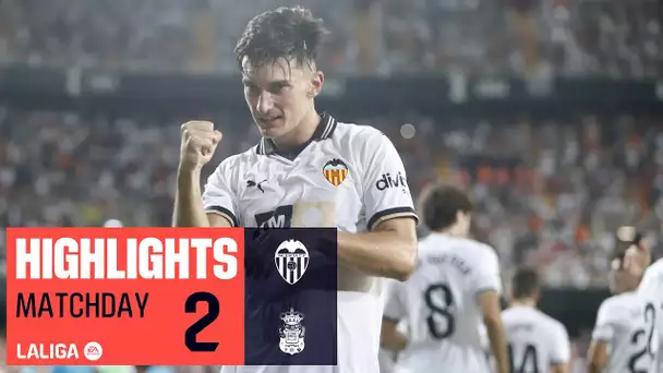 Resumen de Valencia CF vs UD Las Palmas (1-0)
