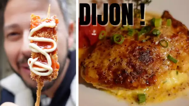 DIJON Part 2 : Hot Dog Coréen, oeuf à l'époisse, ... - VLOG 1233