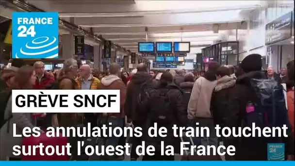 Grève des contrôleurs SNCF : les annulations de TGV touchent particulièrement l'Ouest