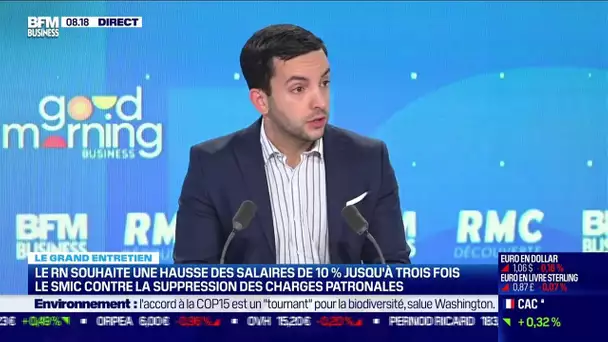 Jean-Philippe Tanguy (Député): Une hausse de salaires contre la suppression des charges patronales