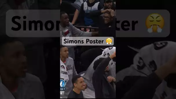 Anfernee Simons With THE UNREAL POSTER! 🤯🔥| #Shorts