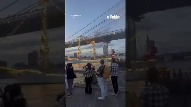 Un voilier percute le pont de Brooklyn à New York : au moins 2 morts