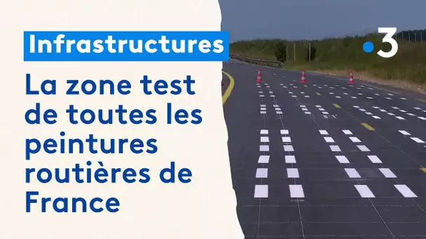 La RN2 : zone de test des peintures déployées ensuite sur toutes les routes de France