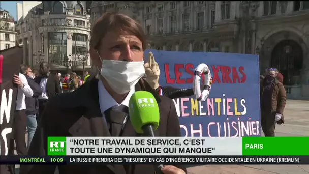«On est en train de mourir de faim» : rassemblement à Paris contre la réforme de l'assurance chômage