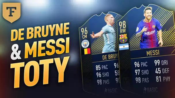 TéléFUT : Les monstres Messi TOTY et De Bruyne TOTY !