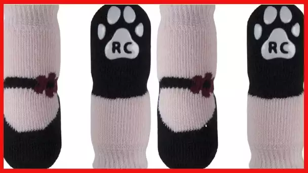 RC Pet Products PAWks Dog Socks, Paw Protection, Medium, Pink Mary Janes (62204080)