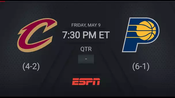 Cleveland Cavaliers @ Indiana Pacers | #NBAPlayoffs presented by Google ESPN Live Scoreboard