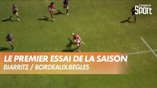 Biarritz inscrit le premier essai de la saison