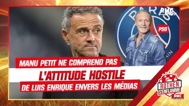 PSG : Manu Petit ne comprend pas l'attitude défiante et hostile de Luis Enrique envers les médias