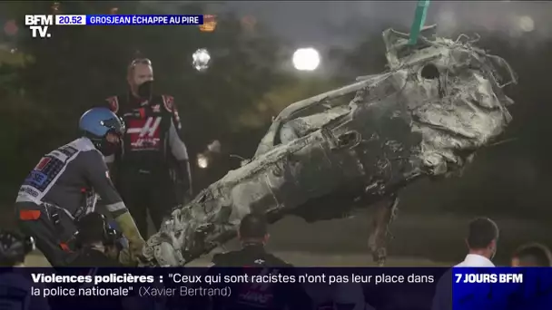 Romain Grosjean échappe au pire - 29/11