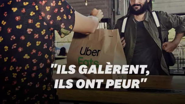 "Uber Eats ne protège personne": un livreur sans papier raconte sa vie pendant le confinement