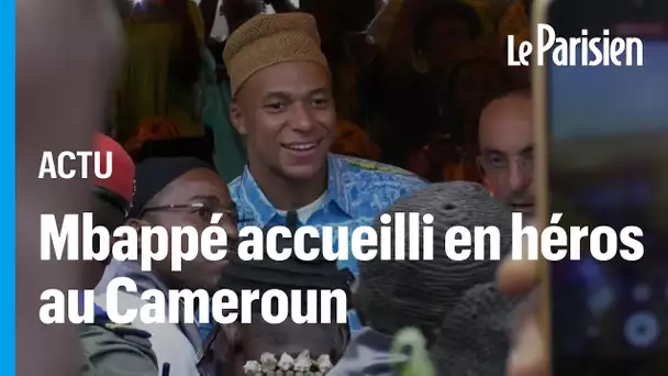 Mbappé accueilli en héros dans le village natal de son père au Cameroun