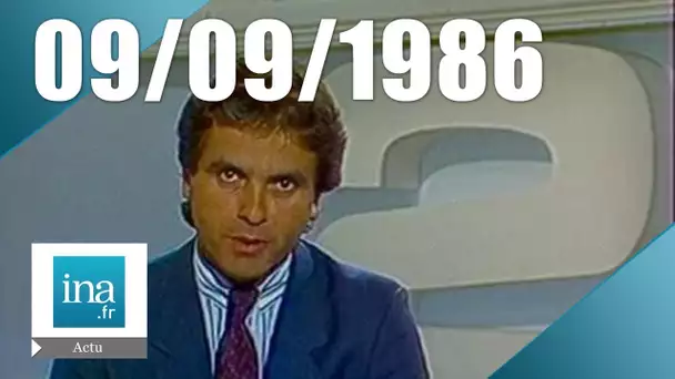 20h Antenne 2 du 09 septembre 1986 - Attentat à l'Hôtel de Ville de Paris | Archive INA