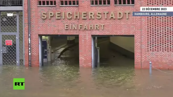 🇩🇪  Allemagne : Hambourg sous les eaux