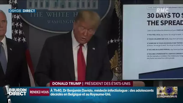 Pandémie du Covid-19: Donald Trump a pris la parole pour avertir les Américains