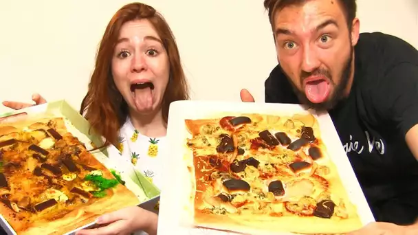 HARD PIZZA XXL CHALLENGE en COUPLE 2 !! Ca TOURNE MAL