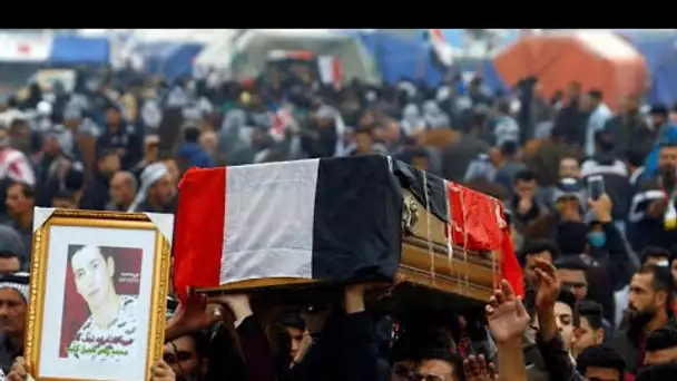 Contestation en Irak : les manifestants enterrent leurs morts après une journée sanglante