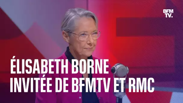 Face-à-Face: Élisabeth Borne invitée exceptionnelle de BFMTV et RMC