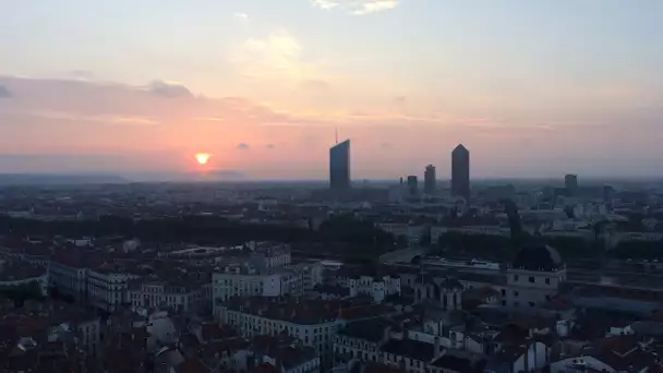 Survol de Lyon en Montgolfière depuis Fourvière