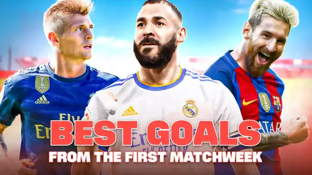 ¡GOLES asombrosos de las 10 últimas JORNADAS inaugurales en LALIGA!