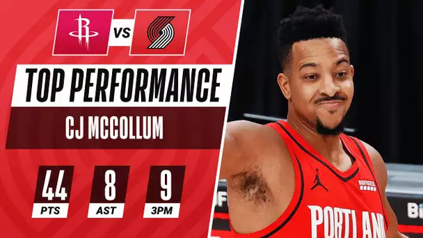 CJ McCollum ERUPTS For 44 PTS & Drains A Career-High 9 3PM To Win An OT Thriller!