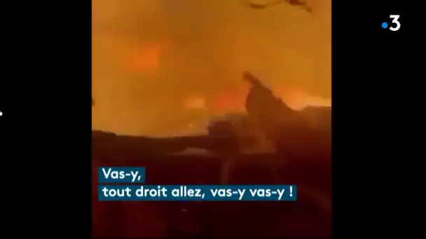 VIDEO CAMION POMPIERS EN FLAMMES